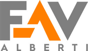 A logo of the company eav alberta