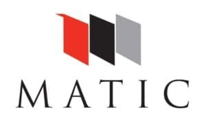 A logo of the company imatic