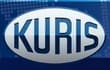 Logo displaying the text "KURIS" on blue background.