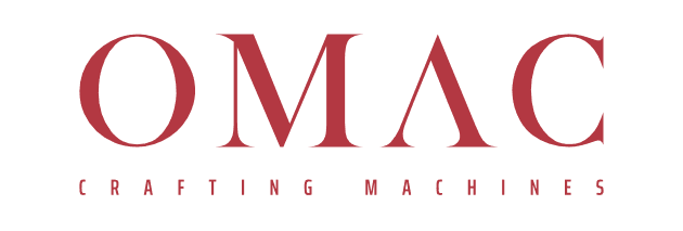 OMAC logo with crafting machines text.