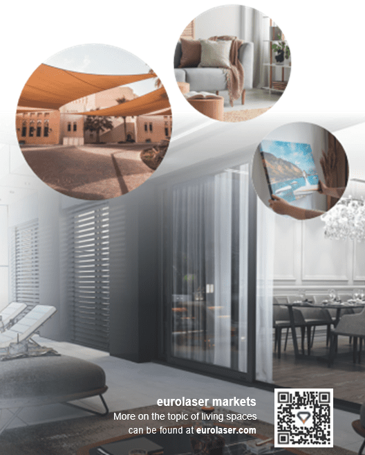 Modern interior design with artistic elements.